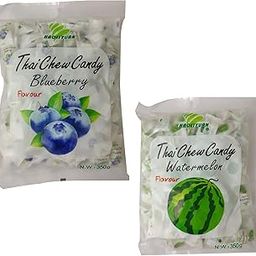 Haoliyuan Thai Chew Watermelon Candy and Thai Chew Blueberry Flavored Candy (2 x 350 grams)-image-98
