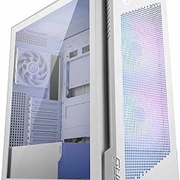 MPG Velox 300R Airflow PZ White - Mid-Tower Gaming PC Case - 160 mm Dual Layer Blades Fan - Supports up to 360 mm Radiator - EZ DIY Features - Back-Connect ATX Motherboard Support-image-63