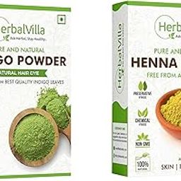Natural Hair Dye for Black Hair (Henna Powder and Indigo Powder) 200g-image-30