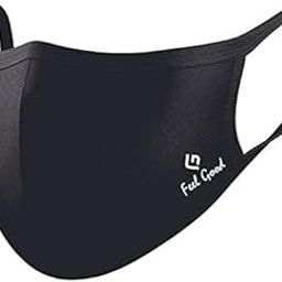 Feel Good Washable Reusable Cotton Cloth Mask Black Color-picture-14