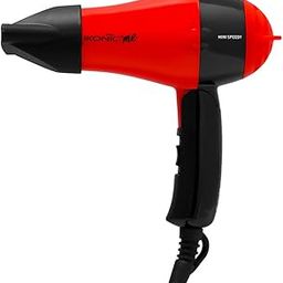 Ikonic Mini Speedy Hair dryer-Red| 1000W |Lightweight|Foldable Handle |Travel Friendly-28