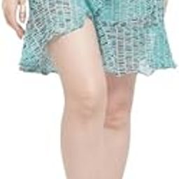 Abstract Printed Ruffles Details Sarong-15