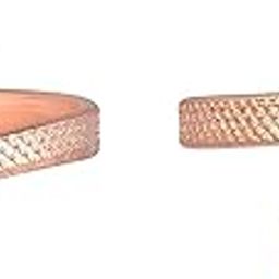 Set of 2 Pure Copper Snake Kaal Sarp/Kaalsarp Dosh/??????? ??? Nivaran Textured Free Size Fingerring Adjustable Ring Animal Jewelry Finger Ring Challa Tamba Ring for Men/Women-3
