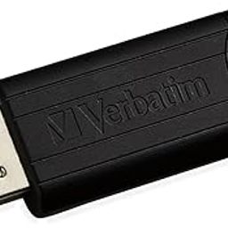 MRE Verbaatim Pinstripe USB 3.2 Gen 1 Flash Drive, 16GB, Black-10