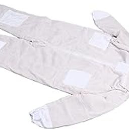 Siamese Bee Suit, Professional Bee Suit Flexible Zipper Pocket Design Portable for Beekeeper(XXL)-image-21