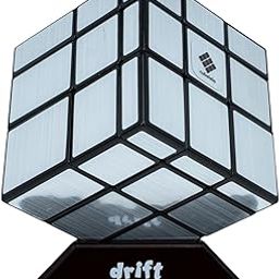 Cubelelo Drift Mirror Silver with Stand | High-Performance Speed Cube | Reflective 3x3 Shape-Shifting Cube | Perfect for Kids and Adults-24