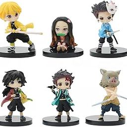 Anime Figurine, Demon Slayer Action Figure Set of 6, 6.2-6.8 cm PVC, Perfect for Anime Fans and Collectors, Ideal Gift for Demon Slayer Manga Enthusiasts-image-81