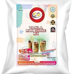 Am 2 Pm - Premium Silky Smoothy Milk Shake Mix, Flavoured Milk shake Premix Powder, Instant Premix Drink Milkshake Powder (Vanilla)-image-37