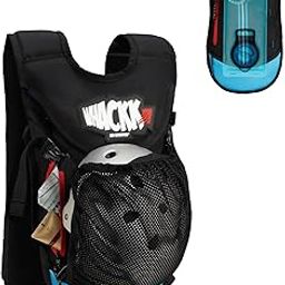 Whackk Aero Blue 5L Cycling Running Bag |Helmet Ball Holder | Unisex Camping & Hiking | 2L Hydration Pouch Compartment Connecting Water ducts Pockets |Exercise & Fitness|Motorcycle Trekking Outdoor-image-52
