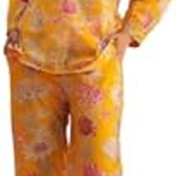 Women's Pure Cotton Yellow Co-ord Set-picture-11