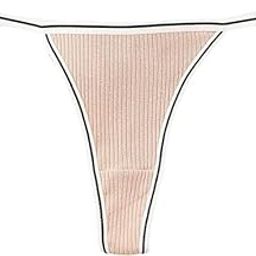 Women’s Lace Thong Panty – T-Back G-String, Romantic Nightwear Lingerie G-String, Romantic & Comfortable Nightwear (Pack of 1) White-picture-2