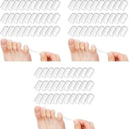 MAYCREATE® 30 PCS Little Toe Separator for Women Men Silicone Toe Protector Breathable Caps Nail Protector for Blister Calluses Prevention Pain Relief-image-26