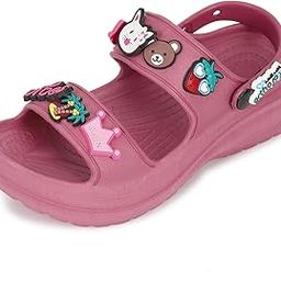 Women’s Double Strap Clogs – Comfortable Cushioned Footbed, Waterproof & Lightweight Slip-On Sandals – Non-Slip Sole with Stylish Fun Charms – Perfect for Casual Wear, Travel, Garden-picture-12