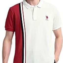 Vertical Stripe Slim Fit Polo Shirt-image-59