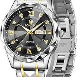 Zenith Diamond Analog Watch for Men Business Stainless Steel Watches Luxury Men’s Wristwatch | Birthday Gift for Men | Gift for Husband | Gift for Brother-picture-33