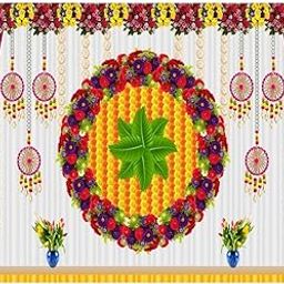 PIVOTAL Decorative Backdrop for Parties, Weddings, Baby Shower & Event – Photo Booth Background, Reusable Backdrop & Easy to Assemble Party Wall Decor (5x8 Feet)-Polyester (Multicolor)-image-96