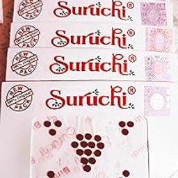 Round Number -3 Maroon Color Bindi set of 6-picture-51