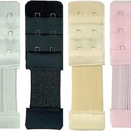 Bra Extender 2 × 3 Hook Extender Black, White, Skin, Pink. Bra Extender-14
