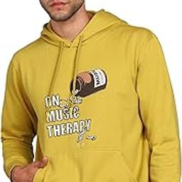 Men's Cotton Blend Graphic Print Hooded Sweatshirt-image-73