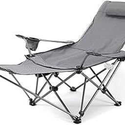 swabs® Portable Folding Chair for Travelling Camping Balcony Lightweight Recliner Picnic Chair with Armrest Side Table Outdoor Chair-image-93