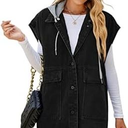 Denim Women’s Summer Sleeveless Denim Vest | Casual Buttoned Waistcoat for Layering-image-96