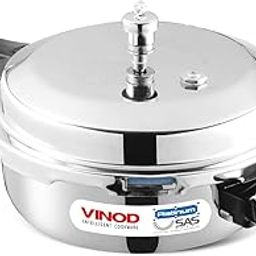 Vinod Platinum Triply Stainless Steel Pressure Cooker with Induction Base - 3.5 Litre | Junior Pressure Cooker | Induction Base Pressure Cooker - ISI certified, Silver-10