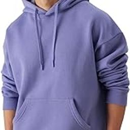 Solids Men and Boys Long Sleeve Hooded Neck Oversized Fit Hoodies-image-41
