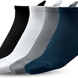 Men's Cotton Blend Intellieaze Everyday Ankle-Length Socks With Odour-Free Freshness (Available In Packs of 2, 3 & 4)-image-45