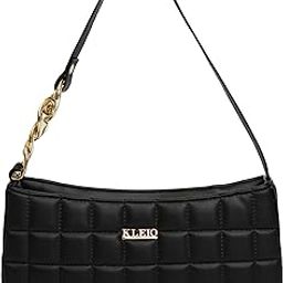 kleio Vegan Leather Quilted Elegant Sling Bag For Women with Zip Closure | Casual Crossbody Bag for Girls for Everyday Use | Suitable for Parties, Functions, College & Office-picture-5