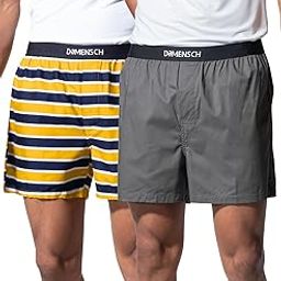 damensch Gift Box Boxer Shorts Regular Fit 100% Cotton Inner Boxer Back Pocket Breathable Super-Soft Anti-Bacterial Microfibre Waistband Ultra-Light Innerwear for Men-picture-40