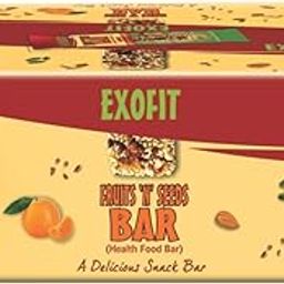 Exofit Fruits 'N' Seeds Bar -35g (Pack of 6 Bars) Ready to Eat Snack Bar - Zero Cholesterol, High Fiber, No Trans Fat, Orange - 210Gm-picture-20