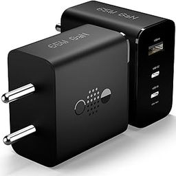 Sakit® Original 65W CMF for Nothing Gan Trio Charger Adapter | 3 Port USB & Type C Fast Wall Charging Adaptor Compatible with CMF Phone 1/2/2 Pro/Nothing Phone 2a Plus/2A/2/1 and Samsung Smartphone's-image-86