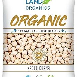 Natureland Organics Kabuli Chana/White Chana/Chole 500 Gm - Organic Healthy Chana-21