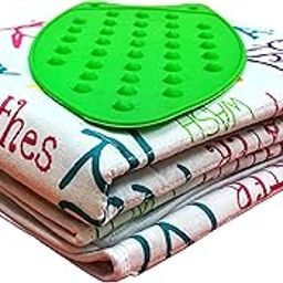SYNERGY Extra Large Ironing Mat with Silicon Iron Mat for use as Ironing Board (SY-IM1)-picture-12