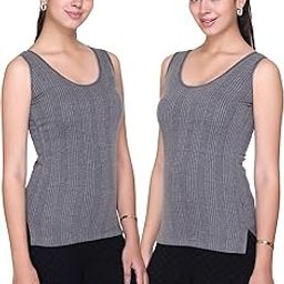 Ladies Slips Thermal Vest | Regular Fit Pack of 2-image-21