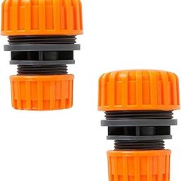 Hokipo 1/2"- 3/4" Home Garden Water Hose Pipe Reducer Connector Jointer, 2 Piece (Ar-3717x2) - Plastic-image-10