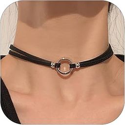 Boho Choker Necklaces For Women Boho Layered Necklaces Black Chokers For Women Coin Pendant Long Necklaces Jewelry For Girls, Metal, Other-image-44