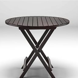 Sheesham Wood Round Folding Coffee Table for Bedroom Living Room Hall Home Office Wooden Furniture Solid Wood Tables for Garden Outdoor (Table Size - 23.5 x 23 Inch) (Round Coffee Colour)-image-53
