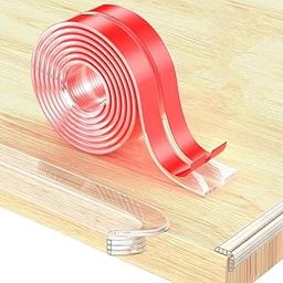 SNOWIE SOFT® 3.3Ft Transparent Corner Protector for Baby 2mm Thick Table Edge Guard, Air Bubble Cushion, Peel & Stick Childproofing Bumper for Tables, Desks & Cabinets Safety Products for Home-image-31