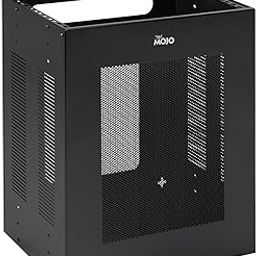 Tecmojo 4U Vertical Wall-Mount Rack Cabinet Enclosure, Low Profile, Wall Mountable Server Racks, Black-image-64