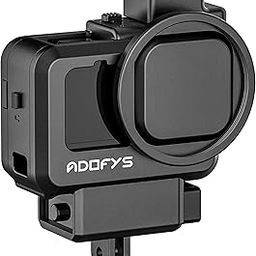 ADOFYS Mount and Accessory for Gopro 9/10/11/12&13 Black, Cold Shoe Mount Mic Light Stand Housing Case for GoPro Microphone Adapter Vlog Accessory Compatible with Tripod, Selfie Stick-7