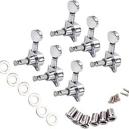 CALANDIS 6L Guitar Tuning Pegs Tuner Machine Head for Acoustic Electric Guitar Silver | Musical Instruments & Gear | Guitars & Basses | Parts & Accessories | Guitar Parts | Tuning Pegs-image-62