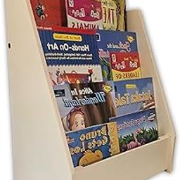 THE BRAINY BOX Montessori Bookshelf for Kids & Toddlers | Wooden Book Organizer | Child-Safe Nursery Furniture | Eco-Friendly Baby Essential | Ideal Gift for New Moms & Growing Kids-picture-29