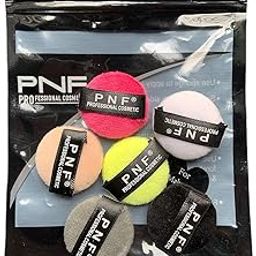 PNF 6pcs Mini Round Makeup Puff makeup sponge for blending foundation powder puff-50