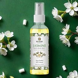 OKAVI Jasmine Face Mist For Women - 100 ML Jasmine Body Mist For Women | Refreshing Floral Fragrance | Hydrating & Rejuvenating Travel-Friendly Perfume Body Spray | Body Mist Long Lasting Spray for Girls - 100 ML-image-1