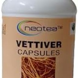 Neotea Vetiver Root Capsules | Khus Vetiveria Zizanioides | Organic Herbal Supplement for Hair Growth, Healthy Skin & Face Care | Natural Skin Care | Suitable for Men & Women-image-35