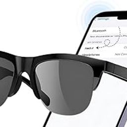 Smart Bluetooth Audio Glasses - Sunglasses with Built-in Mic & Speakers, Open-Ear Wireless Smart Glasses for Adults, P4 Waterproof-94