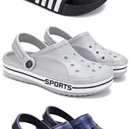 WINGSCRAFT Lightweight Classic Slider || Sandals with Clogs for Men-Combo(3)-3024-3067-3014-picture-34