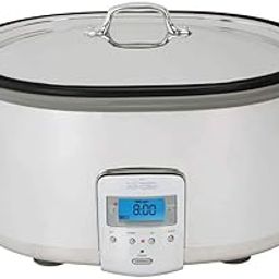 CARTNOVA‚7-Quart Stainless Steel Electric Slow Cooker with Programmable Timer & Aluminum Insert ‚¨ Effortless Cooking for Busy Lives-71