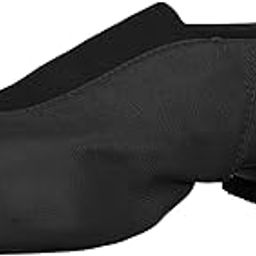 Dance Jazz Shoes for Women Super Strong Elastic Slip On, High Durability, Neoprene Stretch Satin, Rubber Split Sole Leather, Flexibility, Dancing, 9.5 Womens, Black, 7-image-43